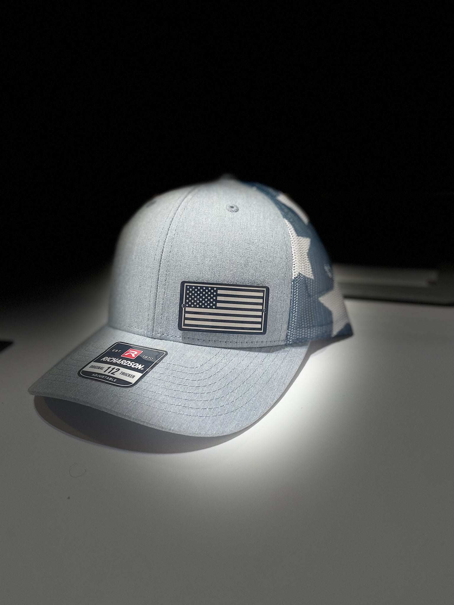 Richardson 6P Trucker- AMERICAN FLAG Stars/Stripes