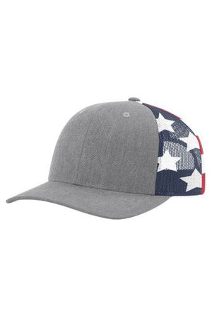 Richardson 6P Trucker- AMERICAN FLAG Stars/Stripes